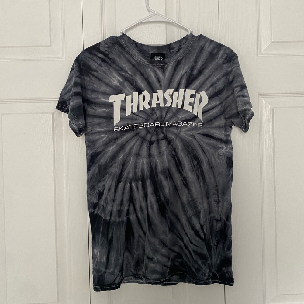 Thrasher Blue Tie dye Shirt